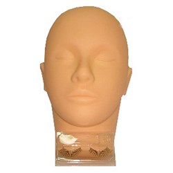 Mannequin Head With Training Eyelashes